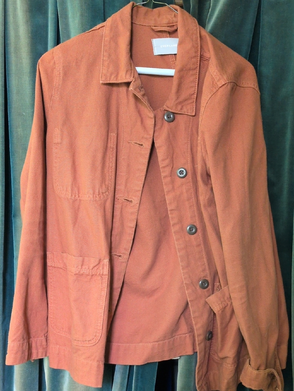Everlane Rust Brown Utility Chore Jacket